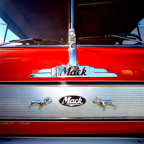 Mack logo hood