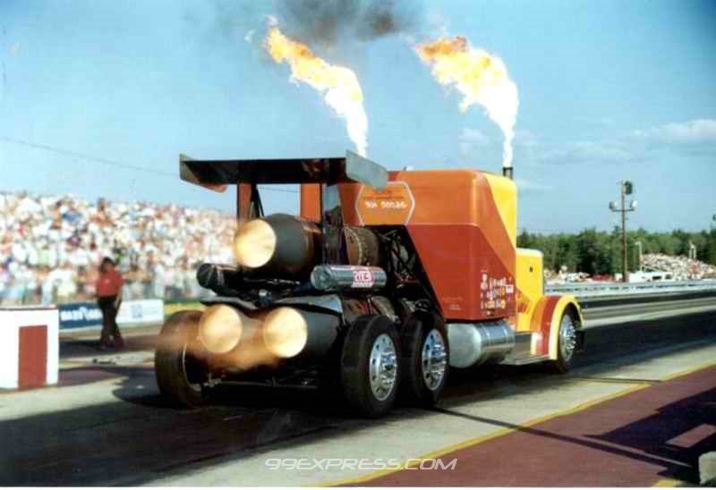 Triple Jet Engine Truck