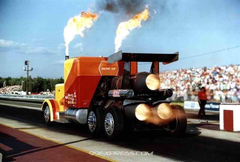 Triple Jet Engine Truck