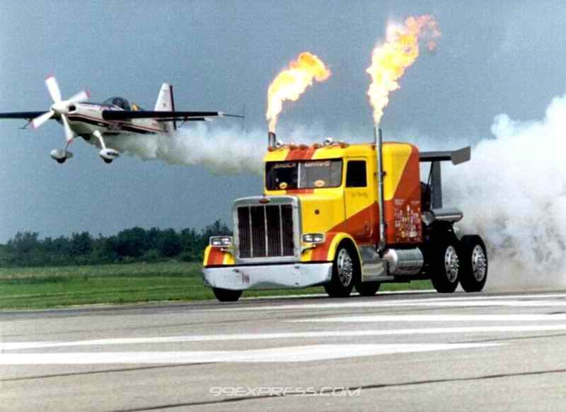 Triple Jet Engine Truck