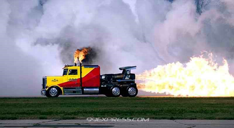 Triple Jet Engine Truck