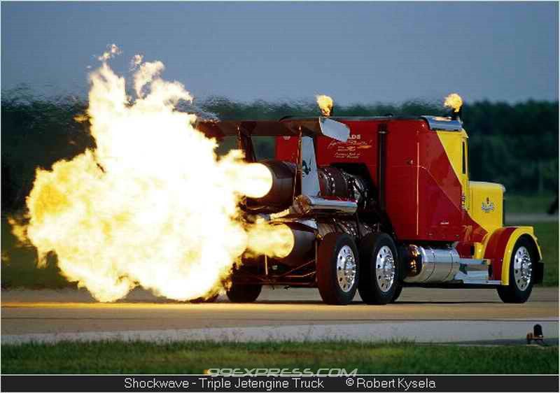 Triple Jet Engine Truck