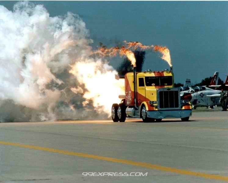 Triple Jet Engine Truck