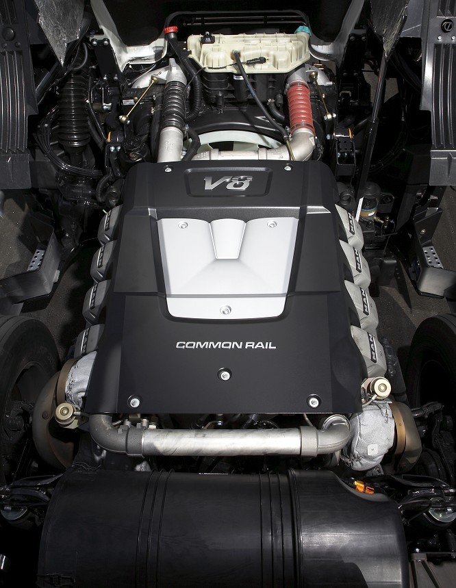 MAN TGX V8 motor