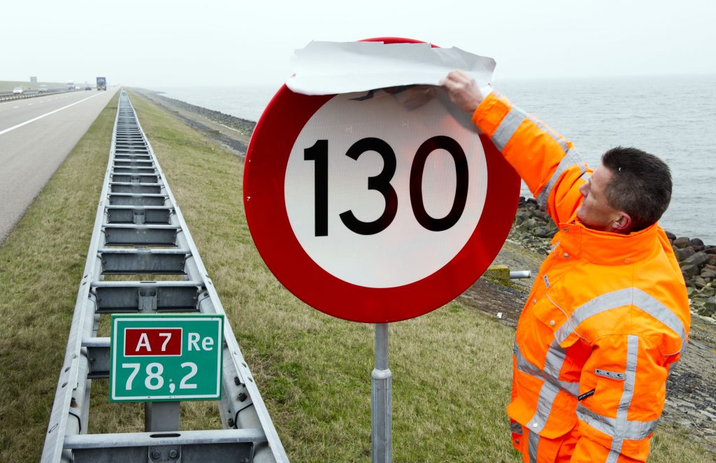 130 nieuwe snelheid snelwegen