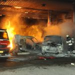 Flinke brand tankstation Bunnik