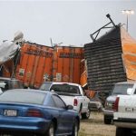 Tornado treft transportbedrijf