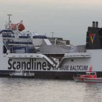 Aanvaring ferryschepen in Travemunde