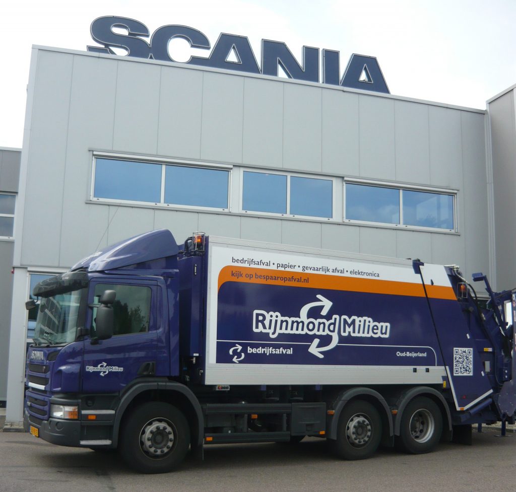 Start en stop Scania voor Rijnmond Milieu