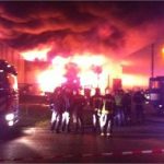 Grote brand verwoest bedrijfspand Wolter Koops