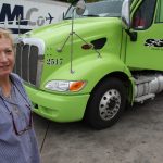 Veel vrouwen op de truck in Amerika