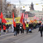 Zweeds protest tegen uitbuiting