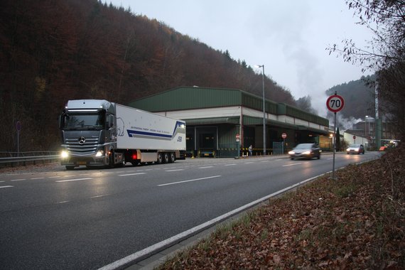 Transportvolumes Duitsland gedaald in 2012
