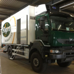 Distributietruck met off-road kwaliteiten