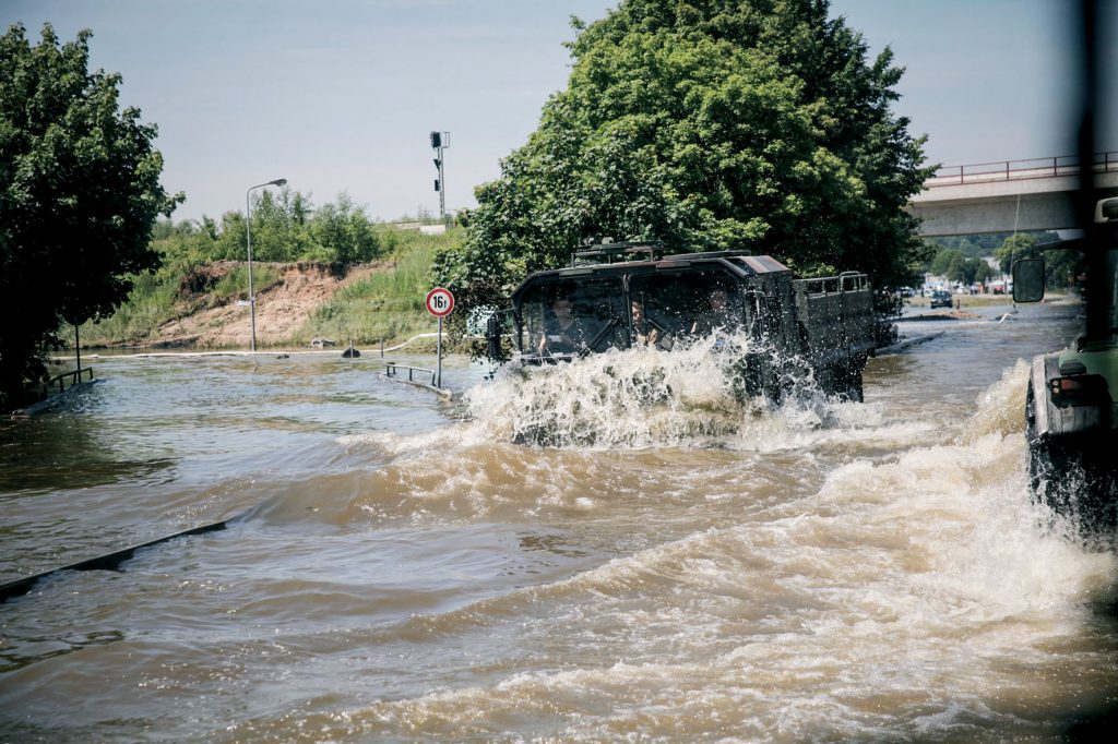 MAN hoogwater