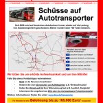 Autobahnschutter gepakt