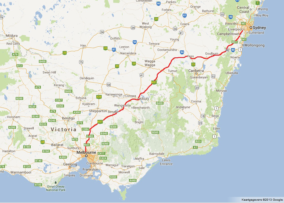 Hume Highway Route