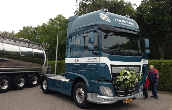 Nieuwe Daf XF voor Van de Brug Int. Tanktransport b.v.