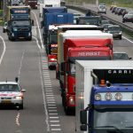 Actie in de Transport veroorzaakt vertraging A12