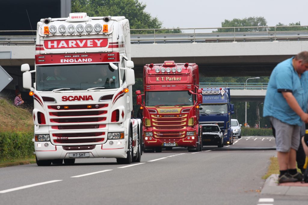 Truckstar Festival 2013 binnenrijden