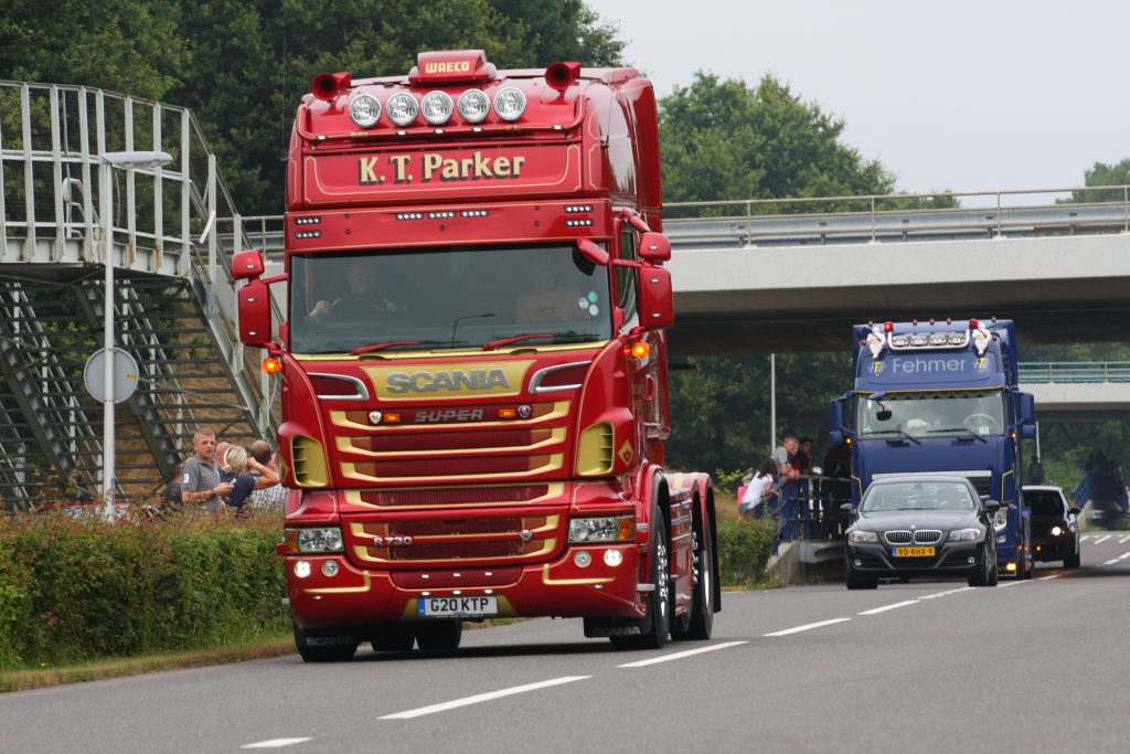 Truckstar Festival 2013 binnenrijden