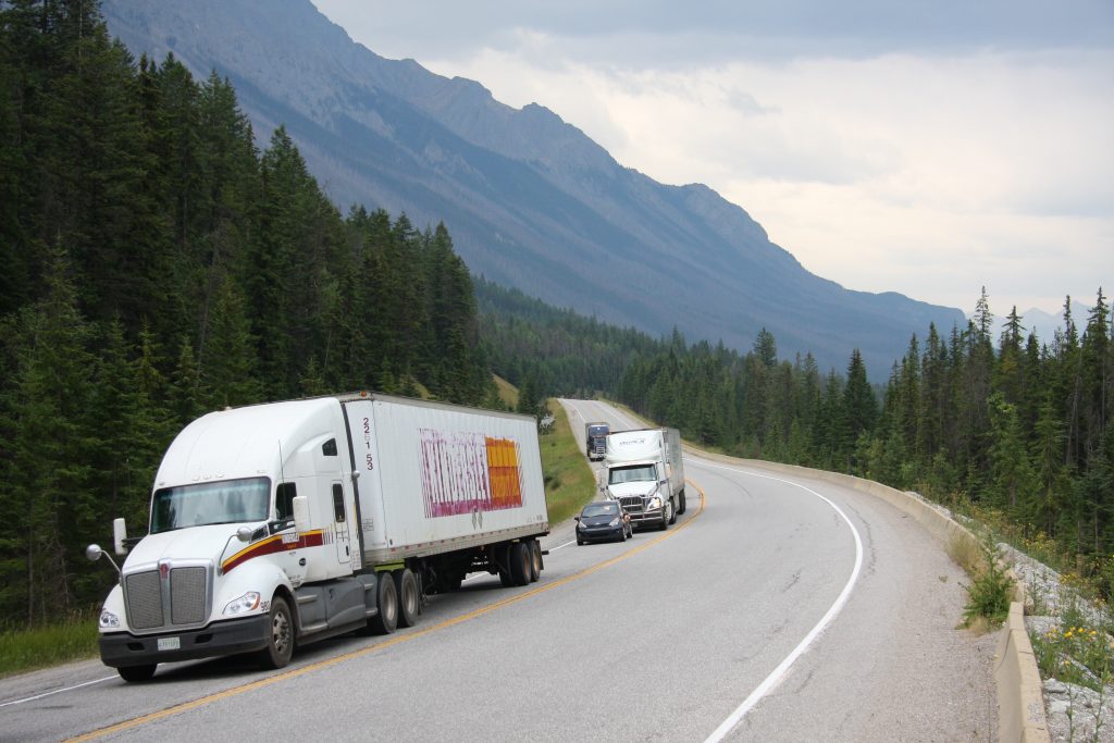 Truck-trip Western Canada