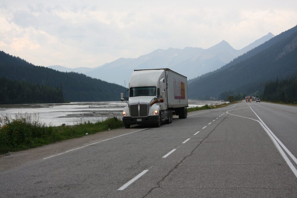 Truck-trip Western Canada