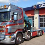 Zware Scania R500 motorwagen voor Brouwer