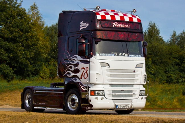 SCANIA  R 580 V8 TOPLINE REPINSKI