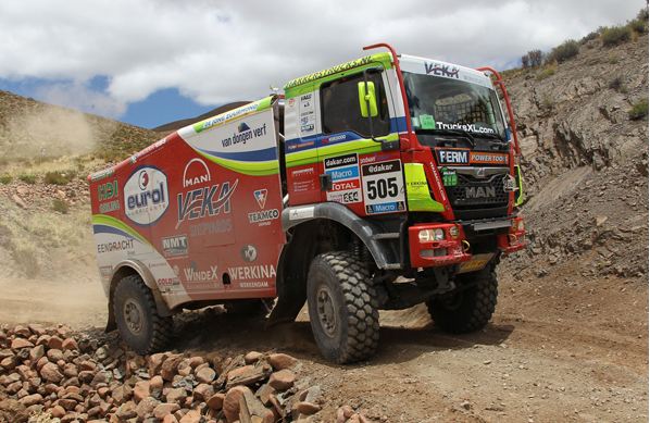 De Rooy op kop in Dakar Rally