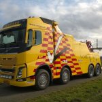 Zware Volvo FH-berger in Twente