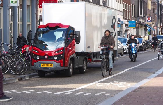 Cargohopper verlicht chauffeurswerk Amsterdam