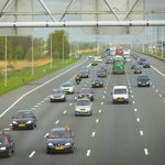 FNV chauffeursactie langs A2