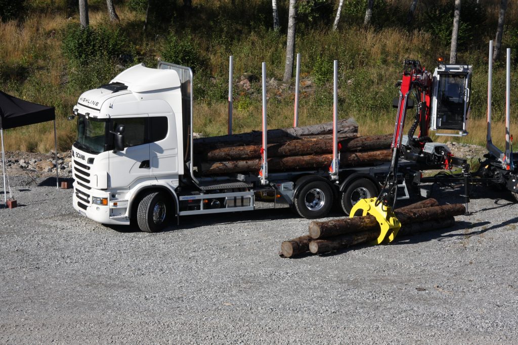 Scania’s op testbaan Zweden