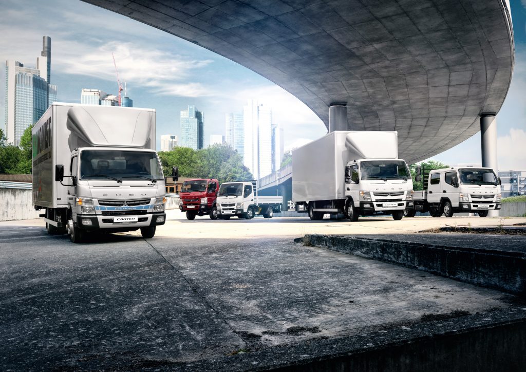 Fuso-trucks website voor Nederlandse markt