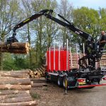 HIAB levert eerste Loglift 118S houtkraan in Nederland