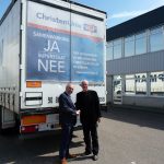 Trailers als billboards voor Euro-verkiezingen