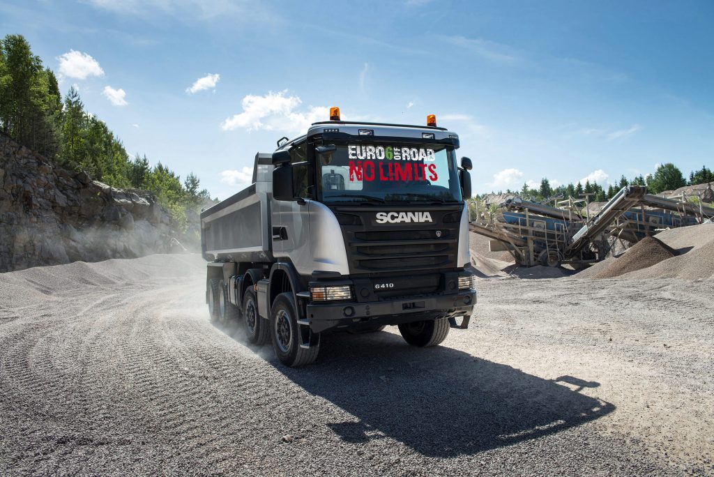 Scania Euro 6 bouwvvoertuigen op TKD