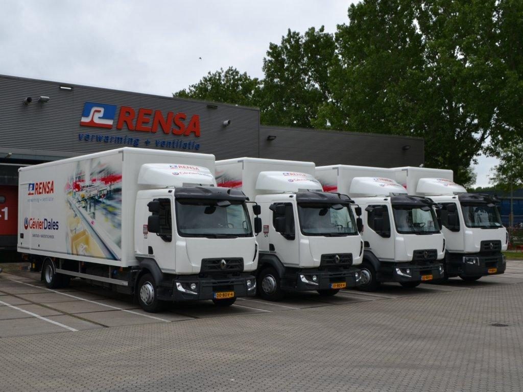Renault distributietrucks voor Rensa