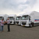 Vijf nieuwe DAF LF bakwagens voor Beek