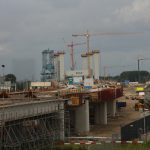 Botlekbrug bereikt hoogste punt