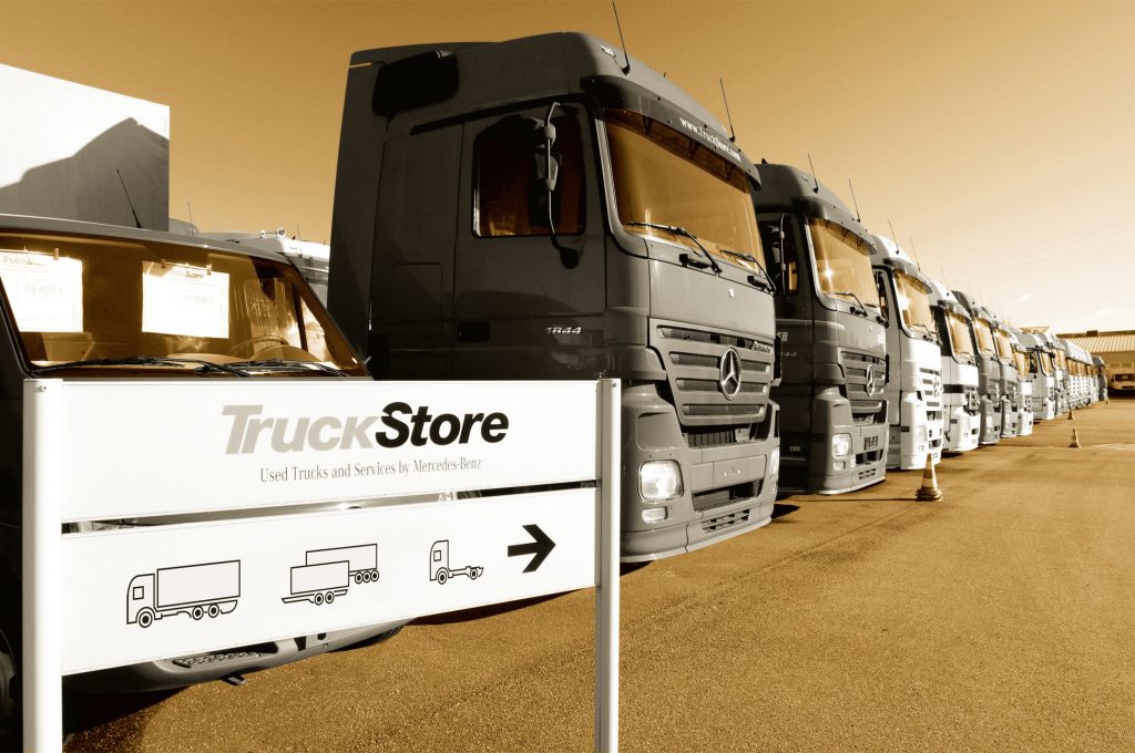 Truckstore werkt samen met Mercedes truckdealers