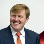 Koning spreekt met chauffeurs