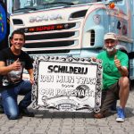 Cor Poldervaart schildert Mooiste Truck