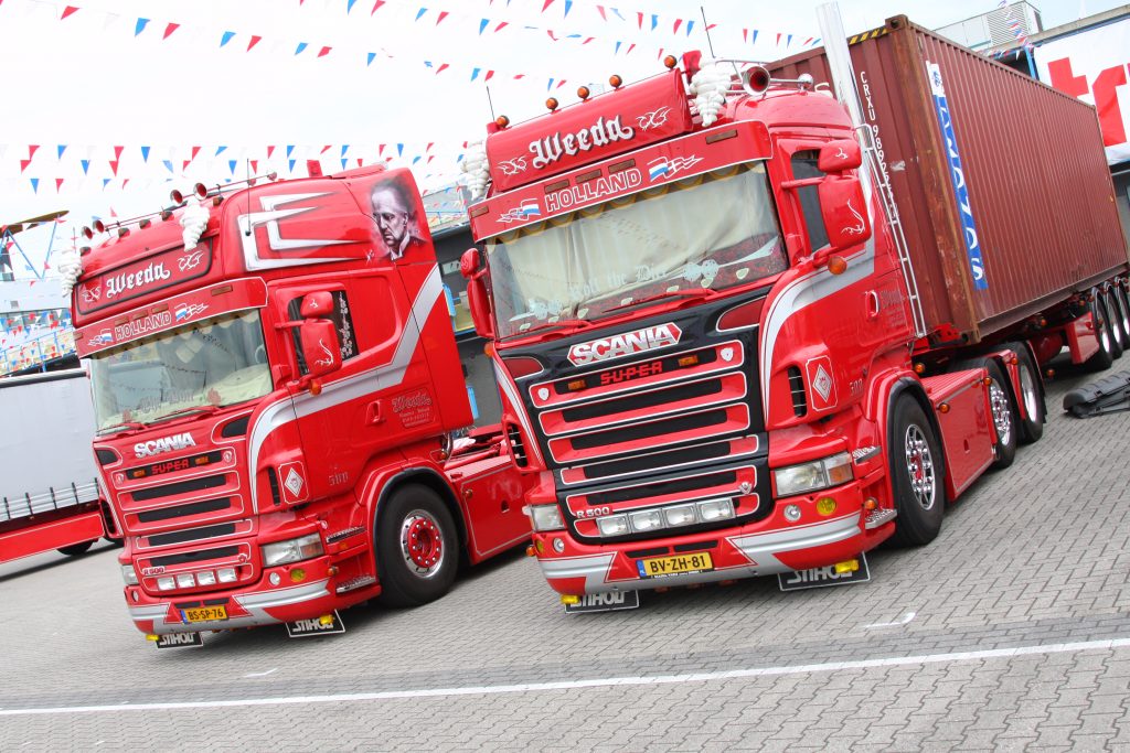 Truckstar Festival 2014 binnenrijden