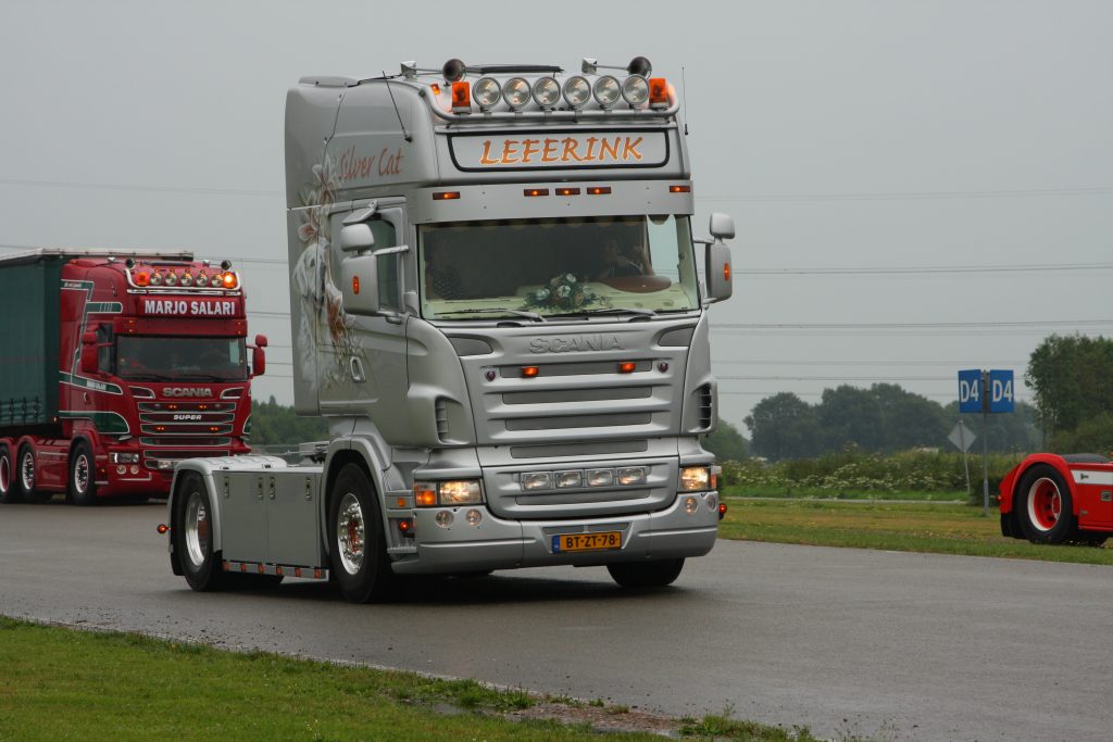 Truckstar Festival 2014 binnenrijden