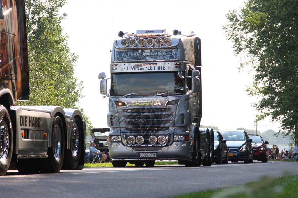 Truckstar Festival 2014 uitrijden