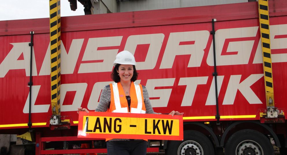 Lang LKW Ansorge Duitsland