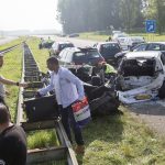 A58 Zeeland dicht na kettingbotsingen