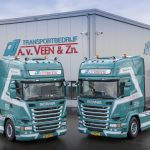 Nieuwe Scania's voor A. van Veen